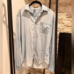 American Apparel Soft Light Denim Shirt
